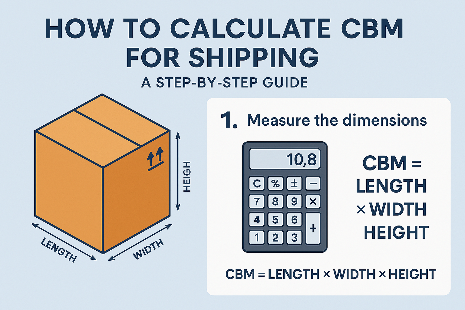 Read more about the article How to Calculate CBM for Shipping: A Step-by-Step Guide