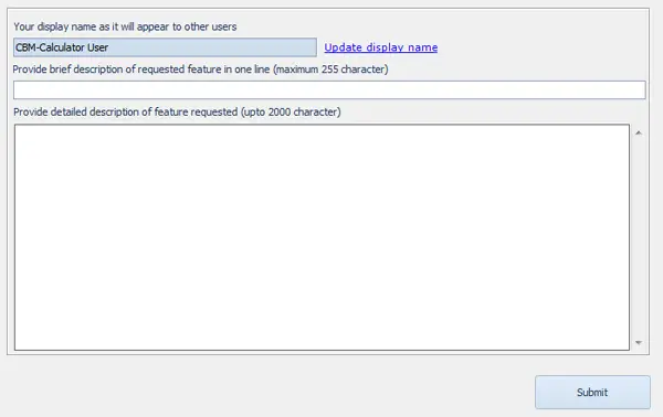 CBM-Calculator-Suggest-A-Feature